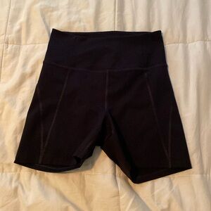 Girlfriend Collective Black Biker Shorts